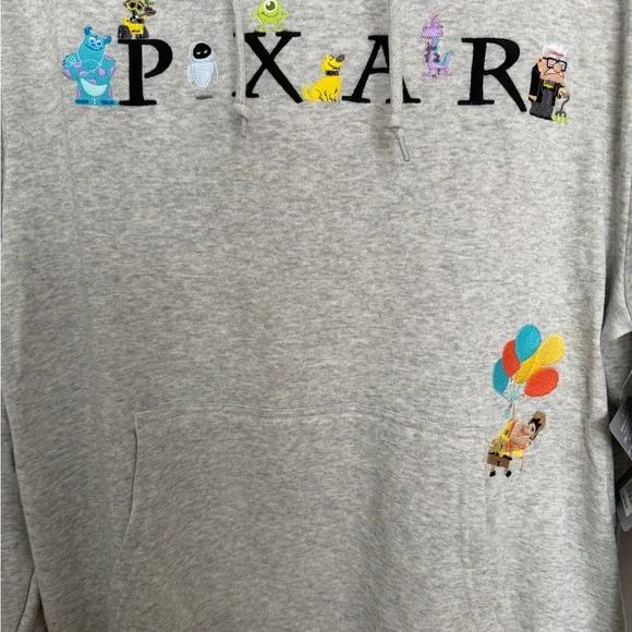 Disney Pixar Hoodie w/Character Graphics M - Picture 2 of 3